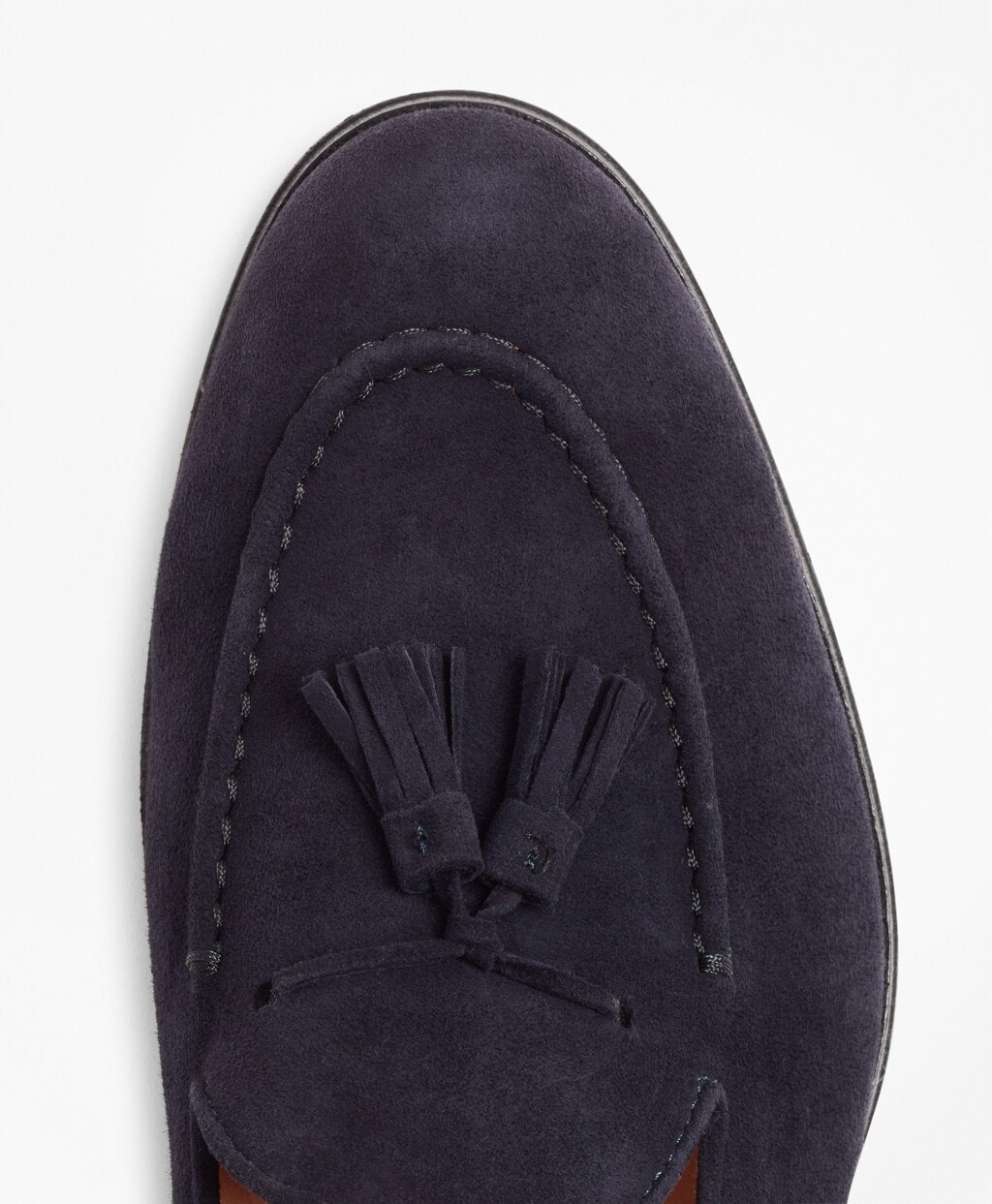 Brooks Brothers Women Suede Tassel Loafers