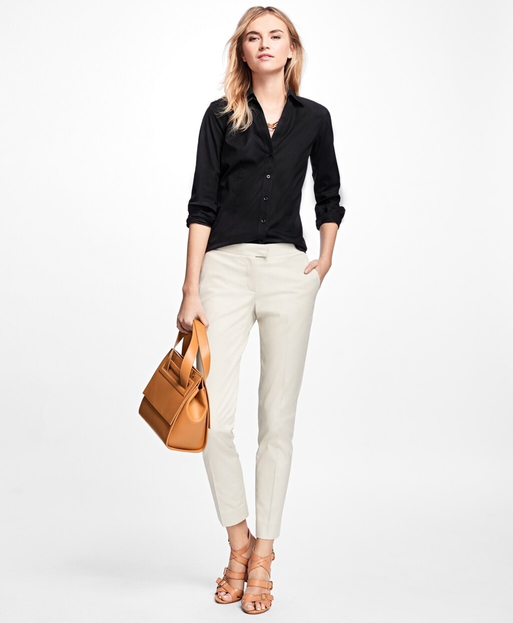 Brooks Brothers Women Non-Iron Fitted Dress Shirt