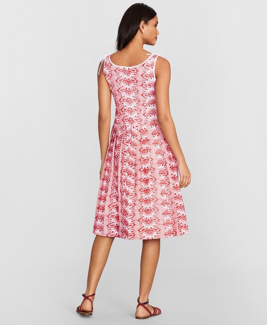 Brooks Brothers Women Floral-Embroidered Dress