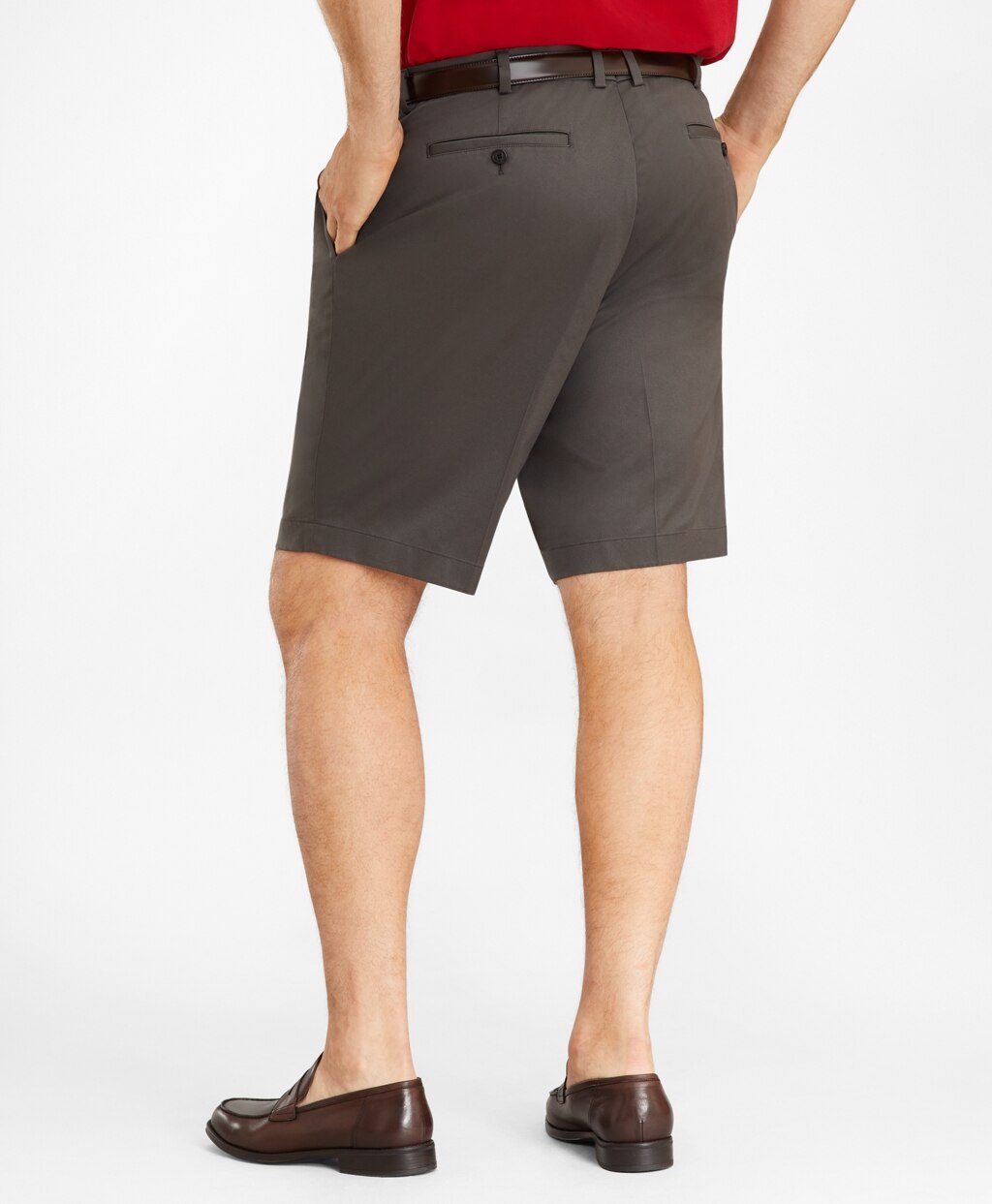Brooks Brothers Men Big & Tall Pleat Front Stretch Advantage Chino Shorts