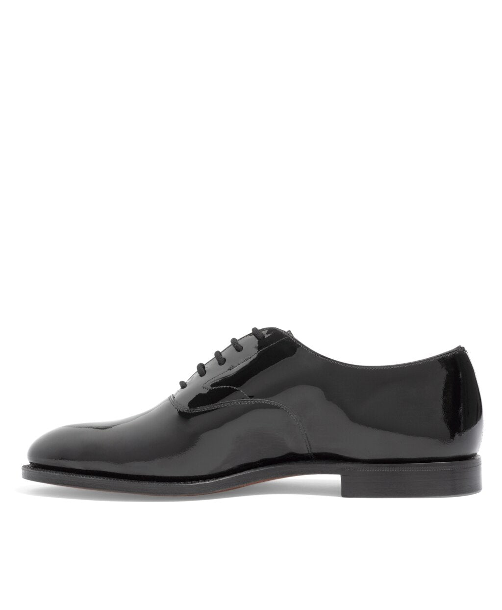 Brooks Brothers Men Black Patent Lace-Ups
