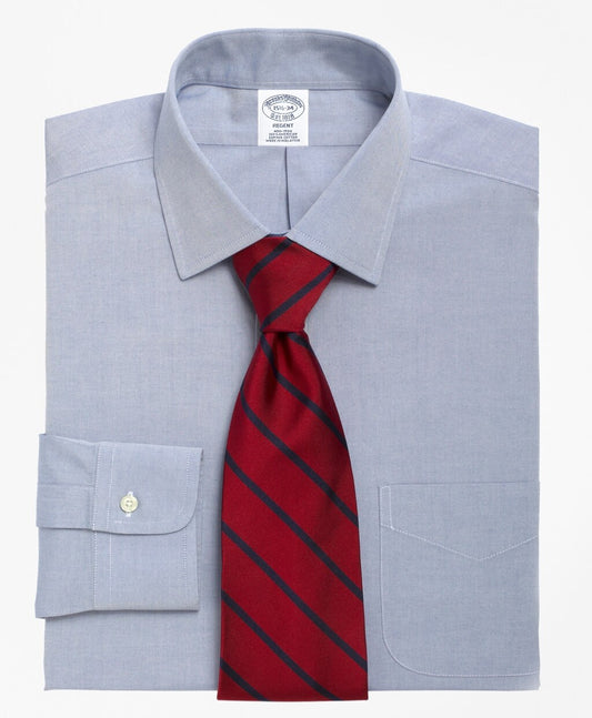 Brooks Brothers Men Regent Fitted Dress Shirt, Non-Iron Spread Collar