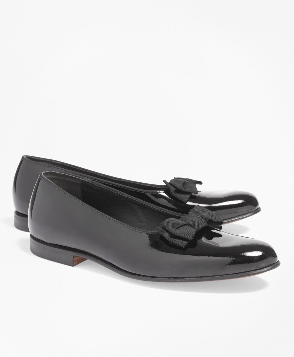 Brooks Brothers Men Formal Pumps with Grosgrain Ribbon Bow
