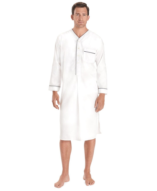 Brooks Brothers Men Wrinkle-Resistant Broadcloth Nightshirt