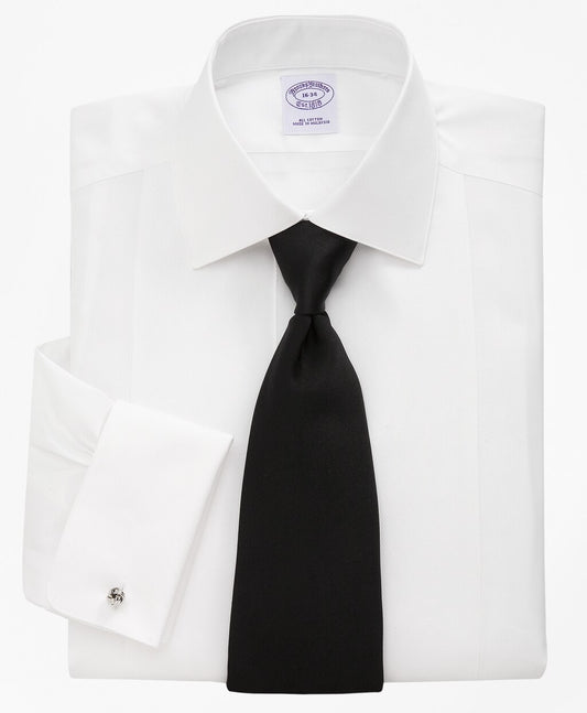 Brooks Brothers Men Bib-Front Spread Collar Tuxedo Shirt