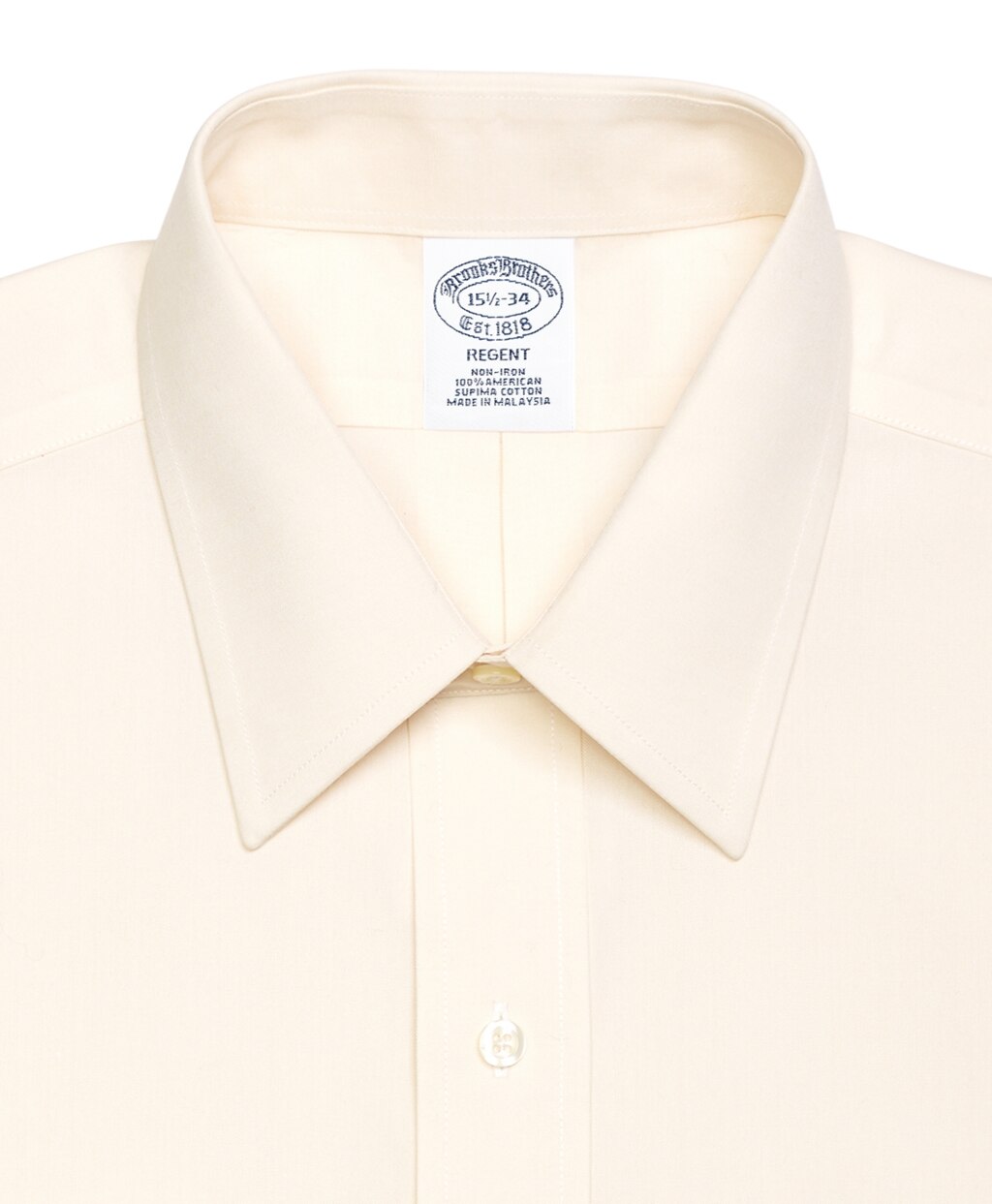 Brooks Brothers Men Regent Fitted Dress Shirt, Non-Iron Point Collar