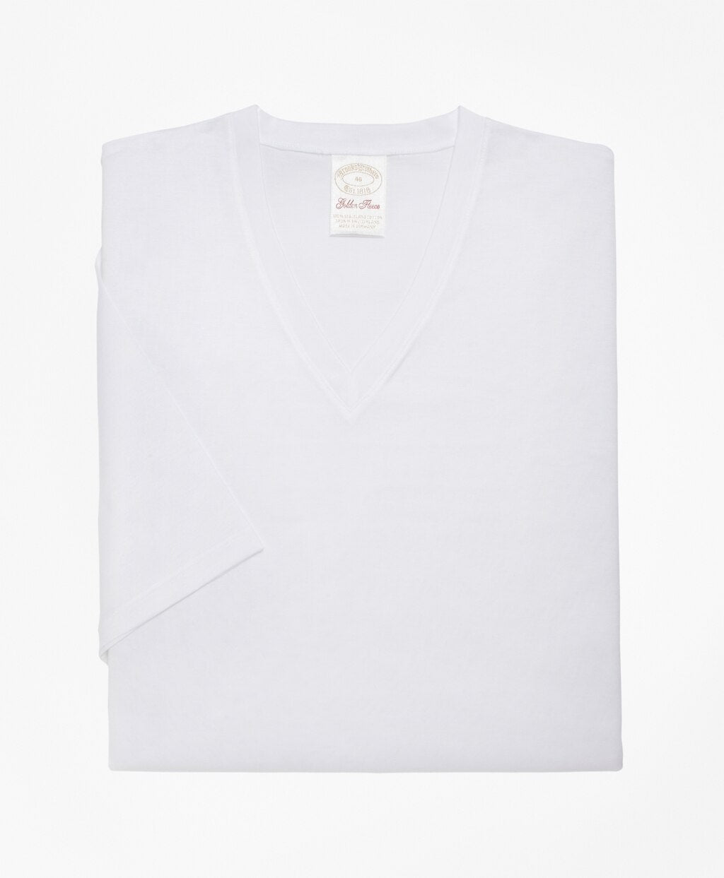 Brooks Brothers Men Sea Island  V-Neck Tee