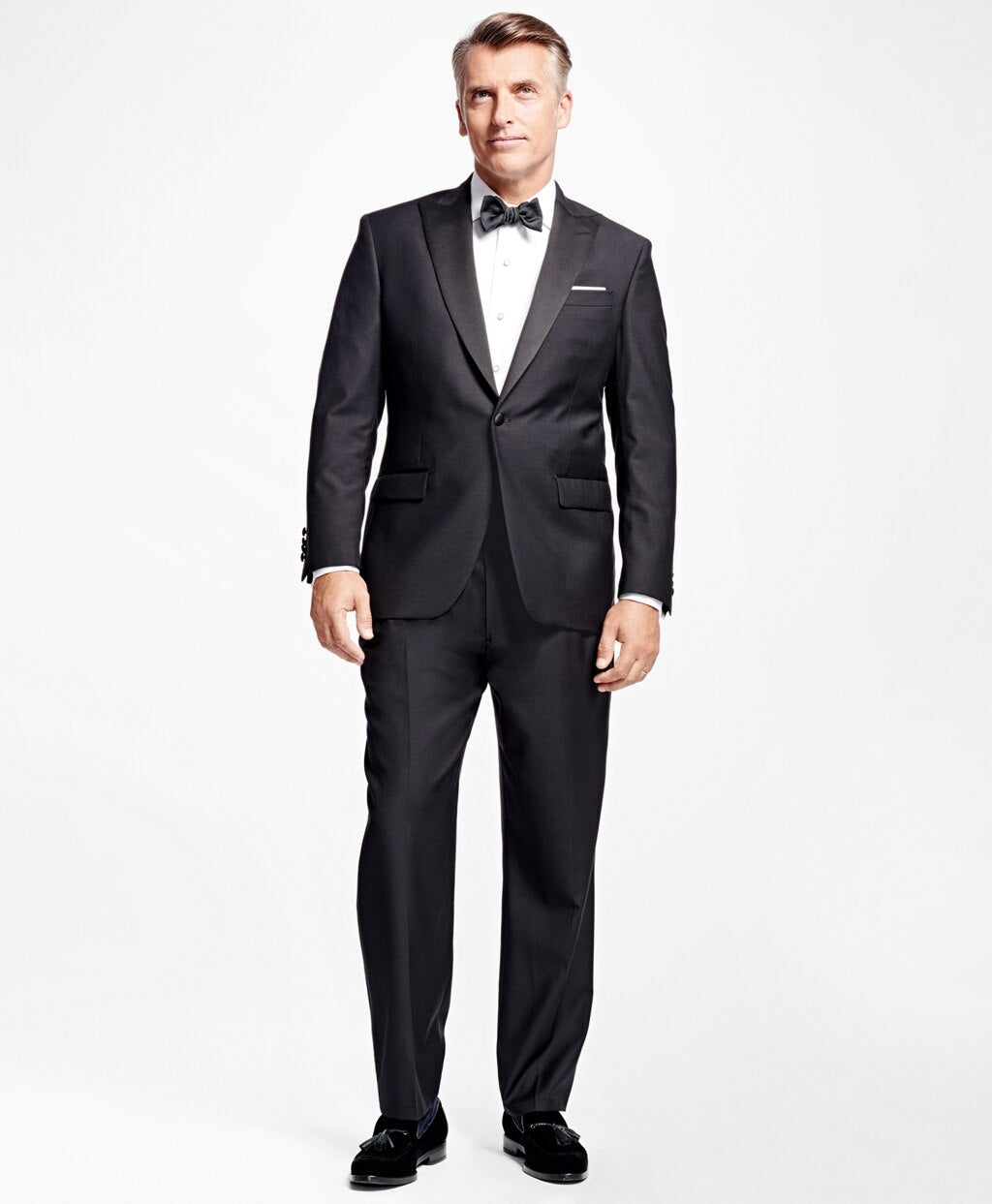 Brooks Brothers Men One-Button Peak Lapel Tuxedo Jacket