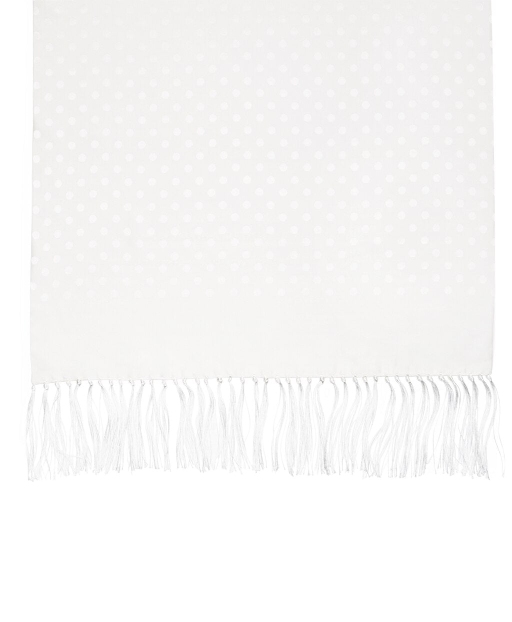 Brooks Brothers Men Polka Dot Jacquard Formal Scarf