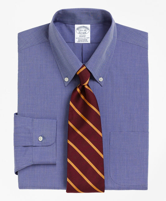 Brooks Brothers Men Regent Fitted Dress Shirt, Button-Down Collar