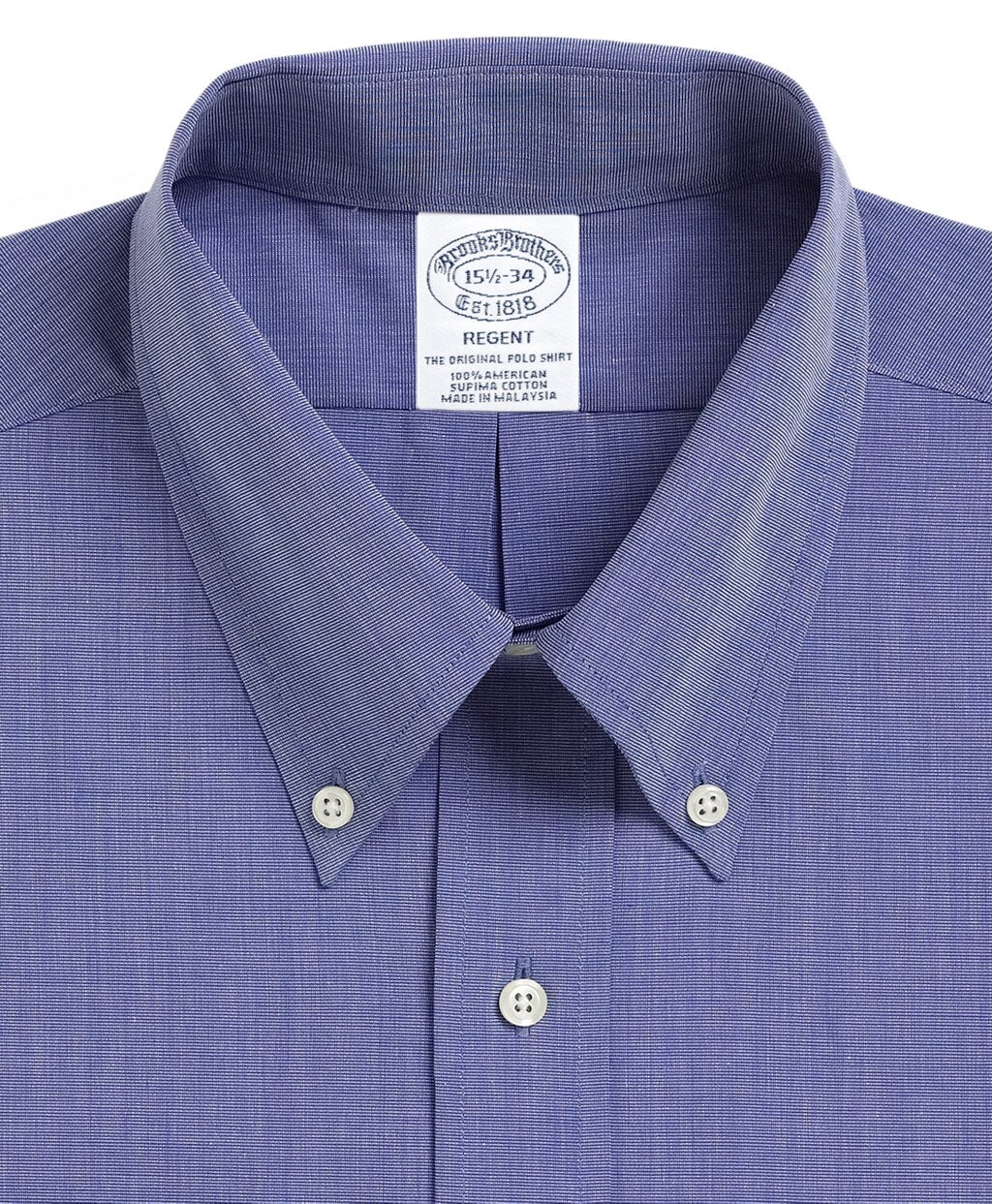 Brooks Brothers Men Regent Fitted Dress Shirt, Button-Down Collar
