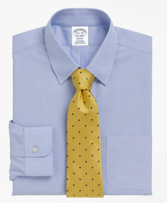 Brooks Brothers Men Regent Fitted Dress Shirt, Non-Iron Tab Collar