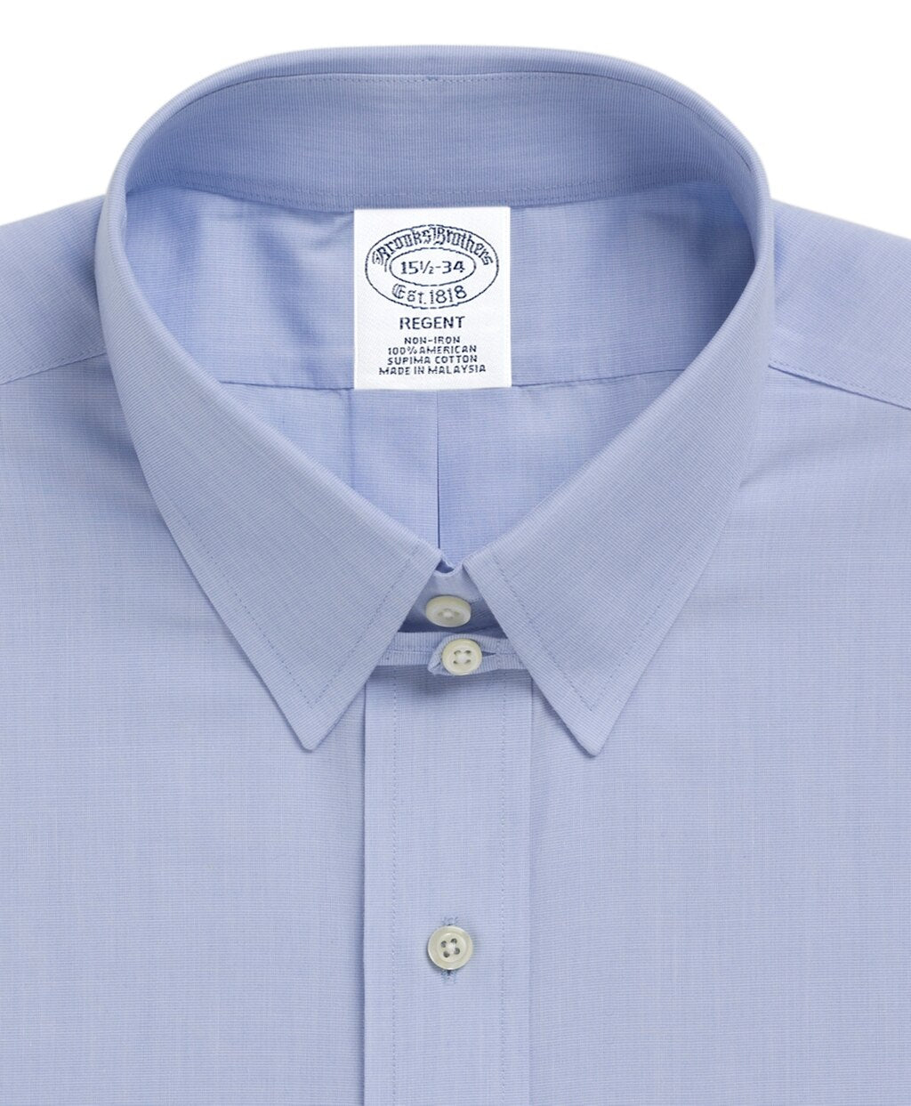 Brooks Brothers Men Regent Fitted Dress Shirt, Non-Iron Tab Collar