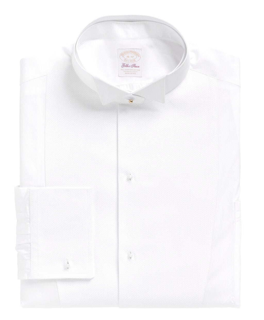 Brooks Brothers Men Golden Fleece® French Cuff Tuxedo Shirt With Detachable Collar