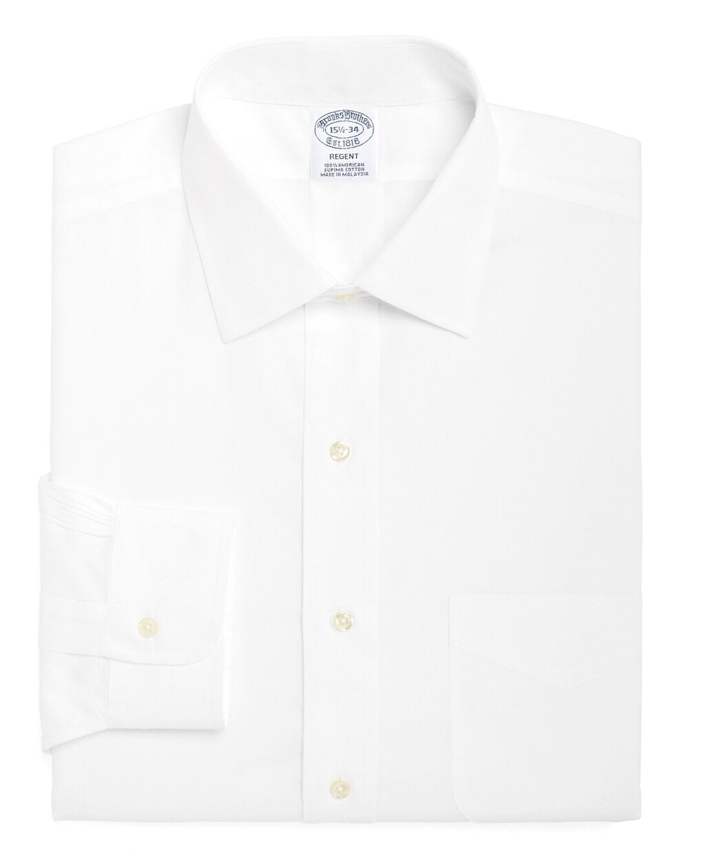 Brooks Brothers Men Regent Fitted Dress Shirt, Spread Collar