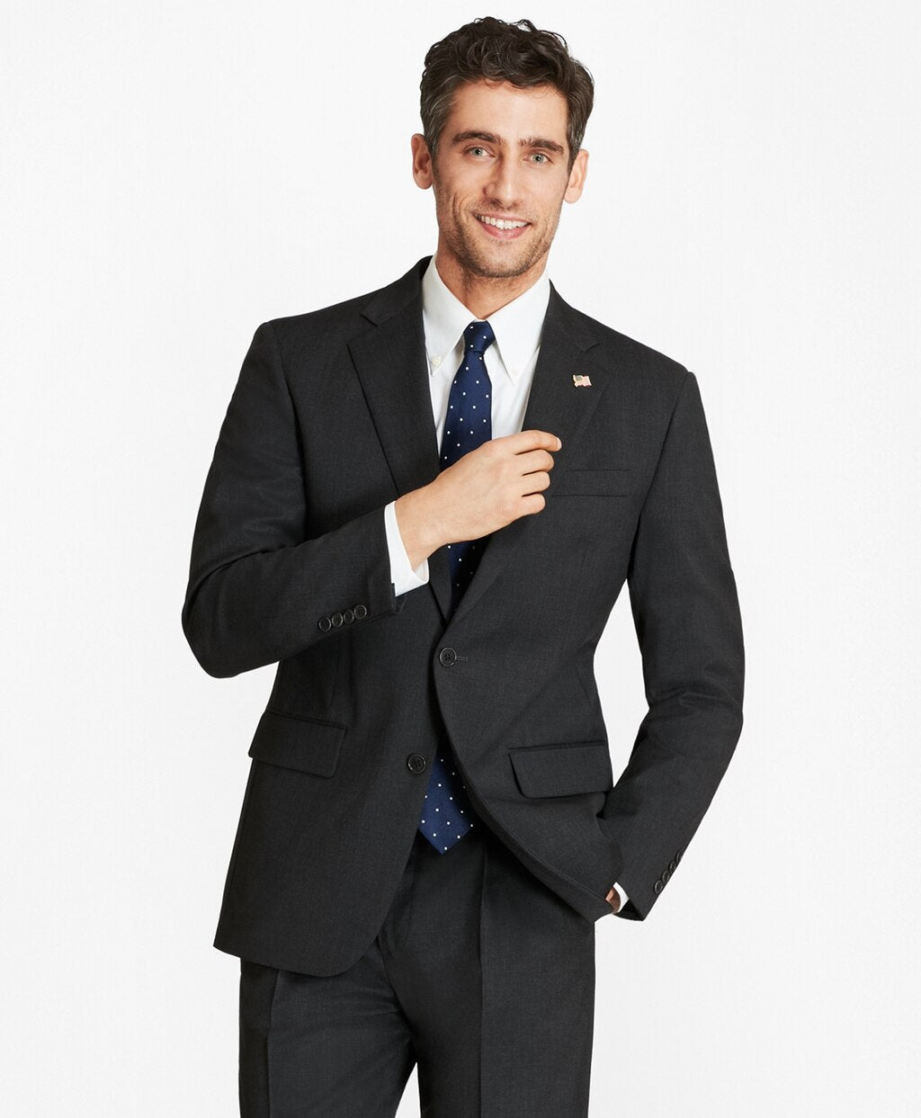 Brooks Brothers Men Madison Fit Two-Button 1818 Suit