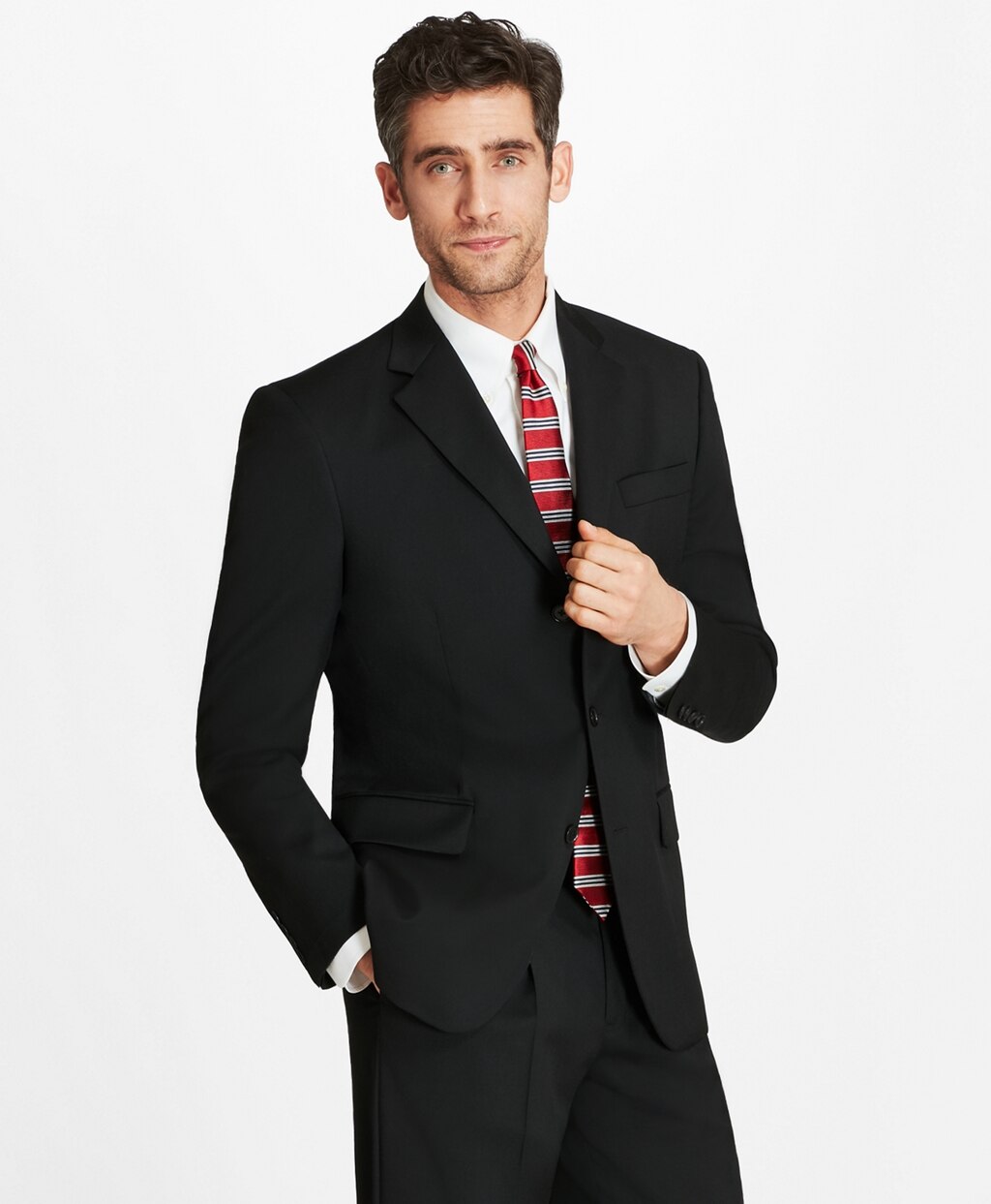 Brooks Brothers Men Madison Fit Three-Button 1818 Suit