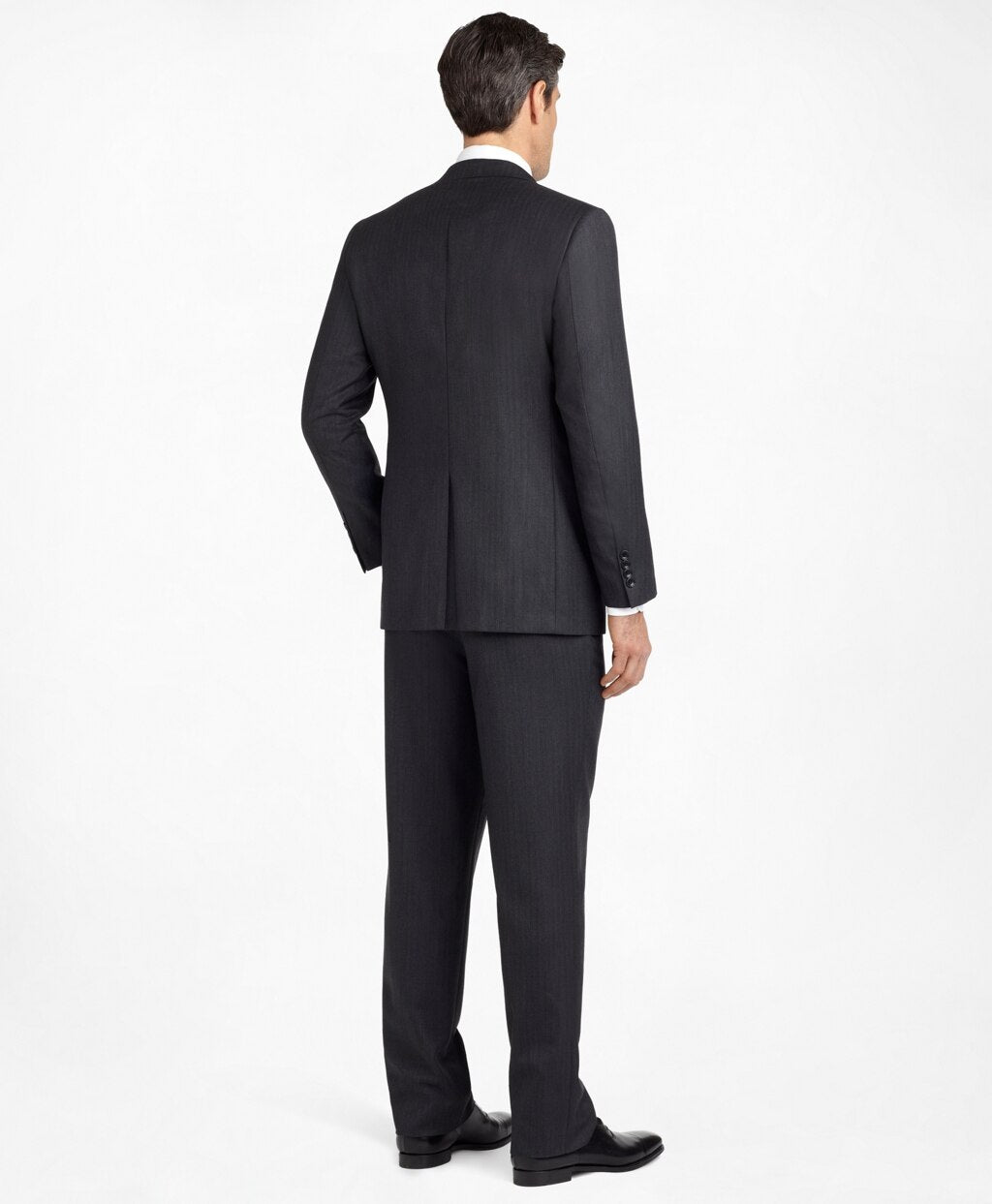 Brooks Brothers Men Madison Fit Saxxon™ Wool Herringbone 1818 Suit