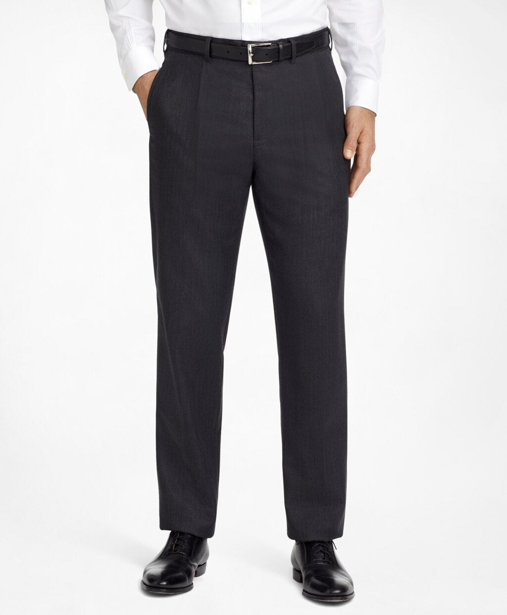 Brooks Brothers Men Madison Fit Saxxon™ Wool Herringbone 1818 Suit