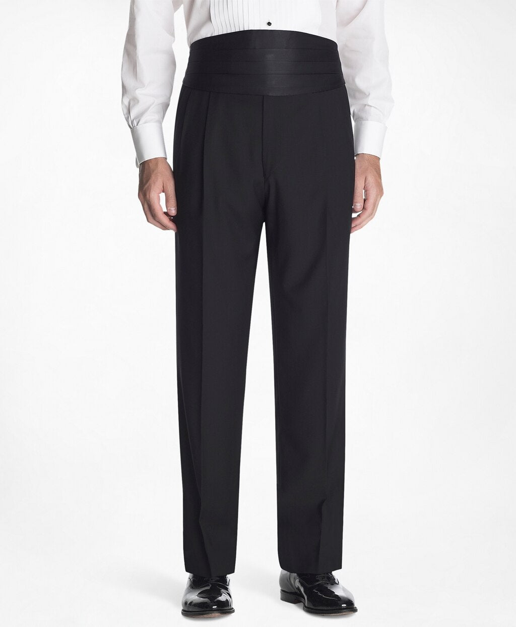 Brooks Brothers Men 1818 Pleat-Front Tuxedo Trousers