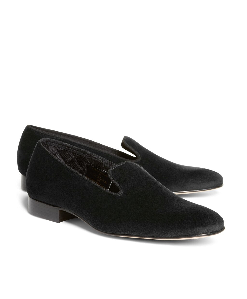 Brooks Brothers Men Velvet Slippers