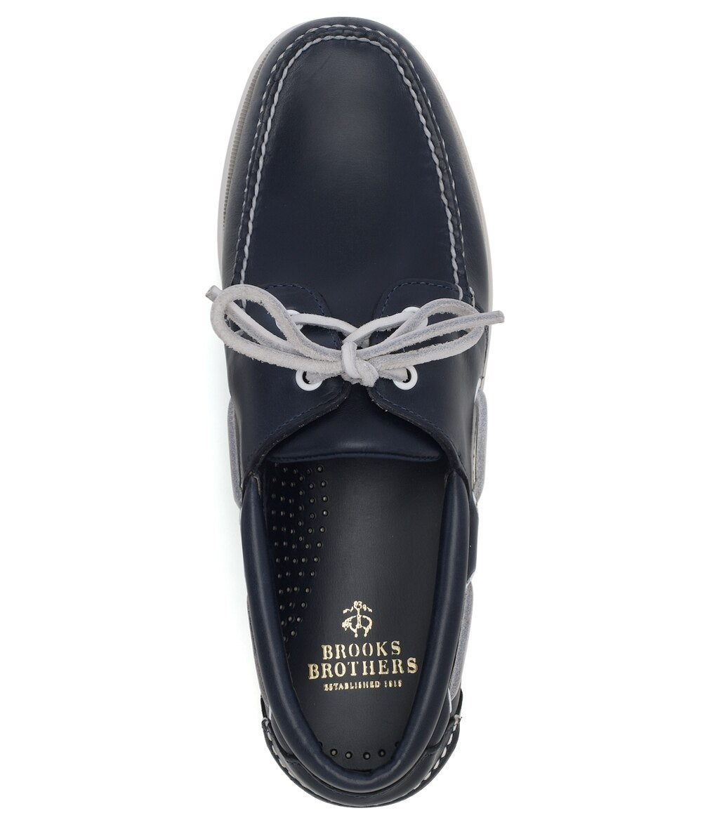 Brooks Brothers Men Leather Boat Shoes