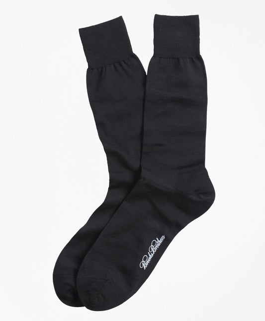 Brooks Brothers Men Merino Wool Jersey Crew Socks