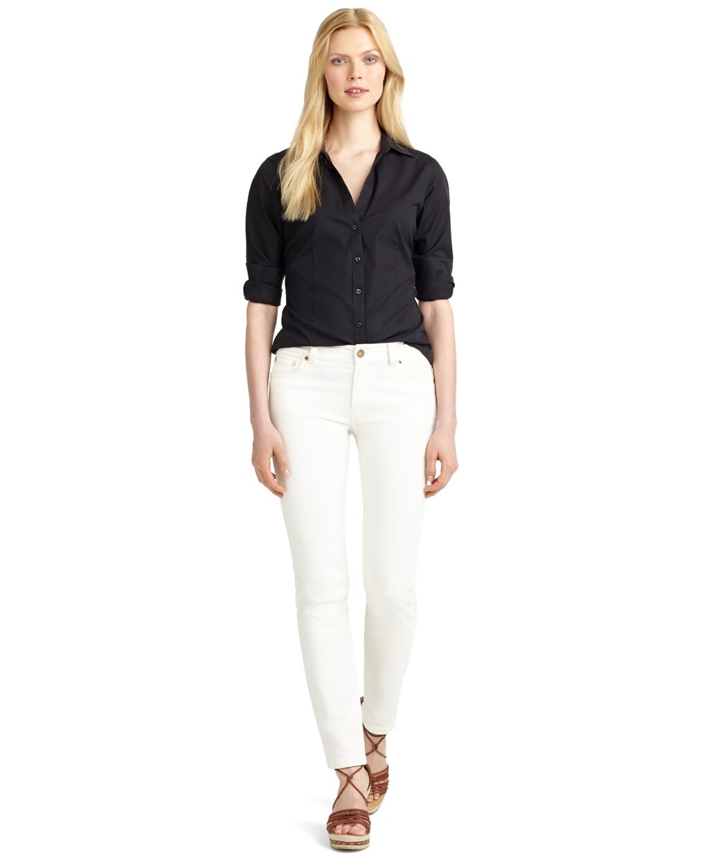 Brooks Brothers Women Non-Iron Fitted Dress Shirt