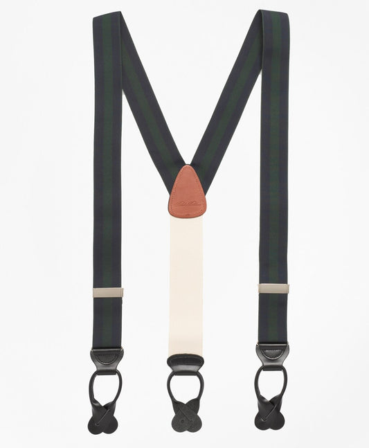 Brooks Brothers Men Striped Suspenders