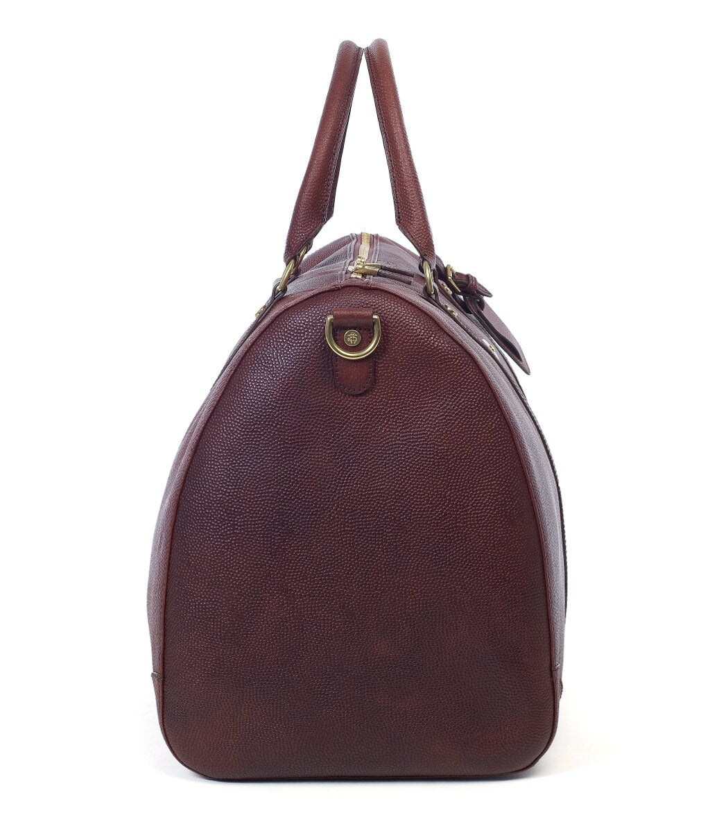 Brooks Brothers Men Football Leather Duffel