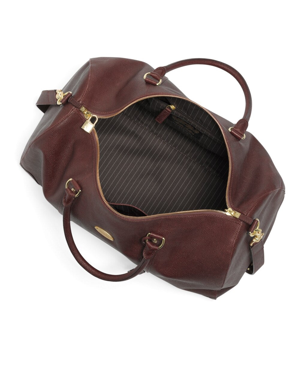 Brooks Brothers Men Football Leather Duffel