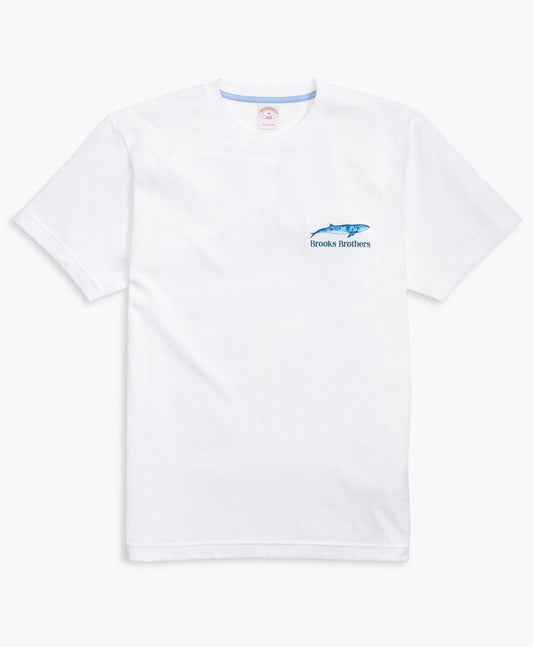 Brooks Brothers Men Whale-Print Cotton Jersey T-Shirt