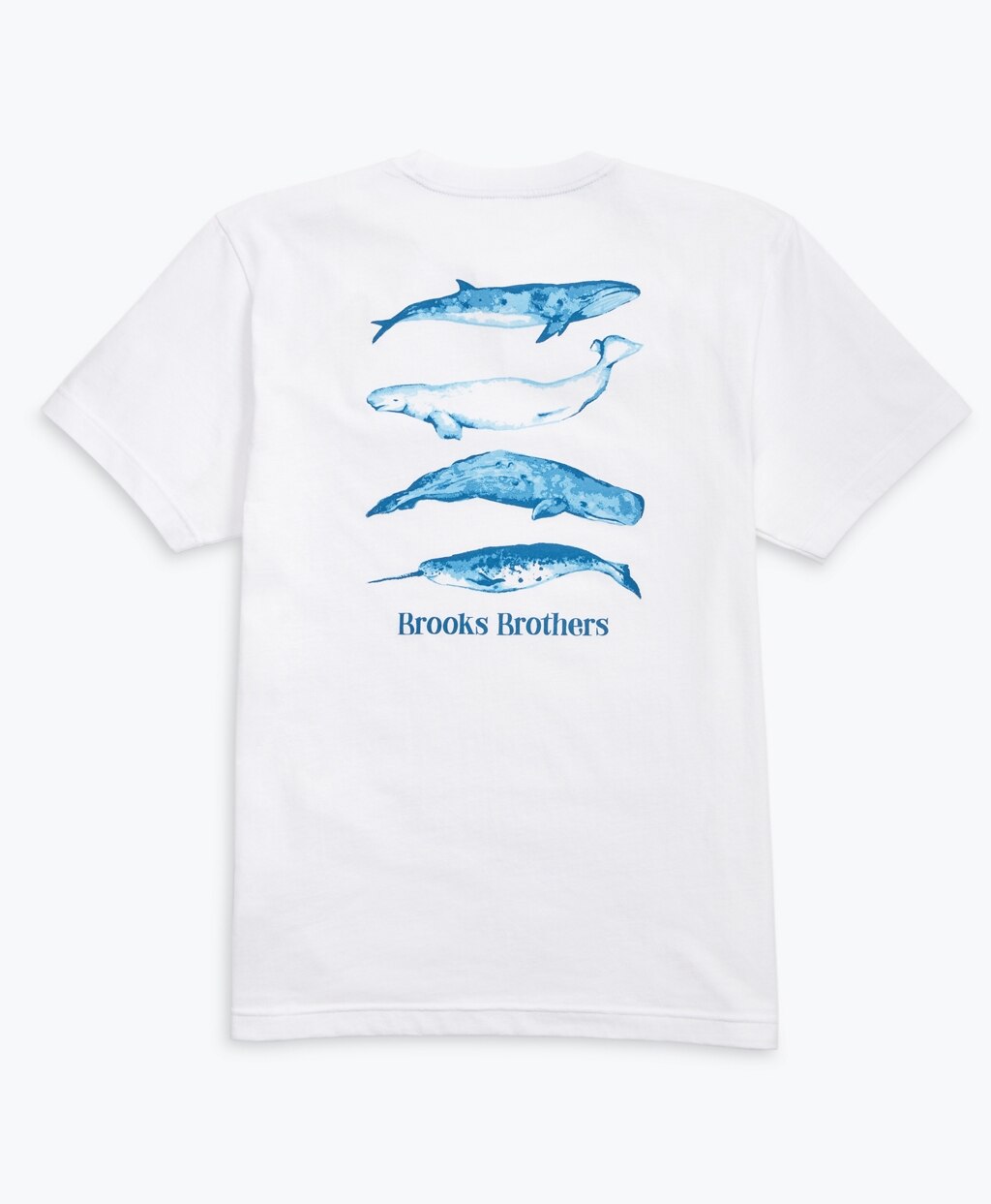 Brooks Brothers Men Whale-Print Cotton Jersey T-Shirt