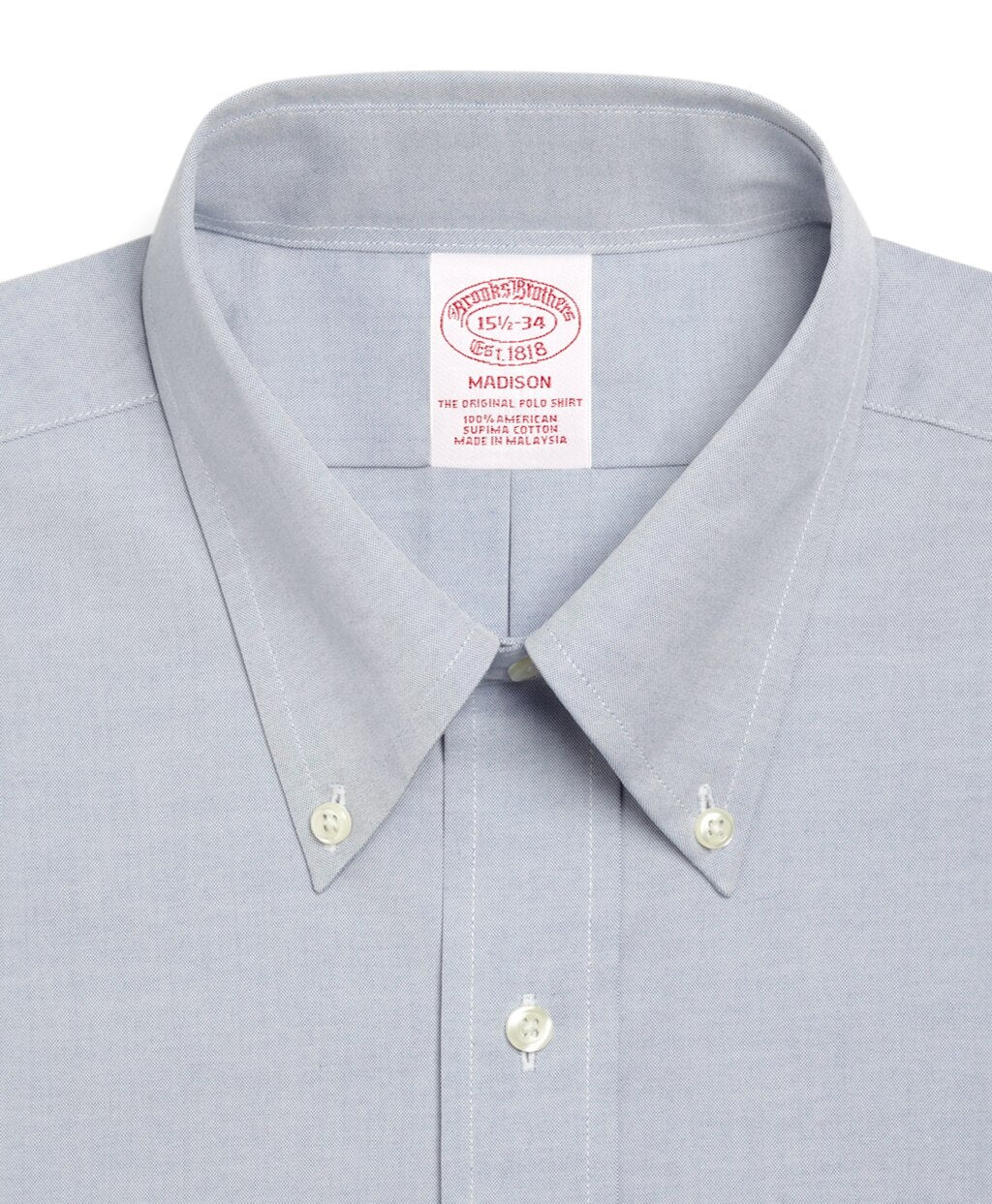 Brooks Brothers Men Madison Classic-Fit Dress Shirt, Button-Down Collar