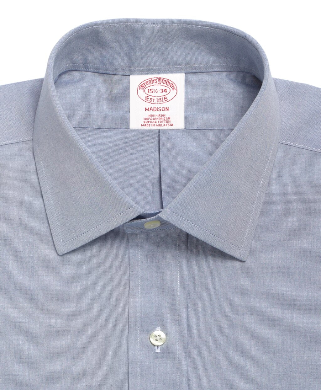 Brooks Brothers Men Madison Classic-Fit Dress Shirt, Non-Iron Spread Collar