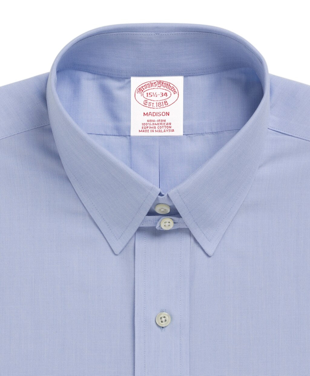 Brooks Brothers Men Madison Classic-Fit Dress Shirt, Non-Iron Tab Collar