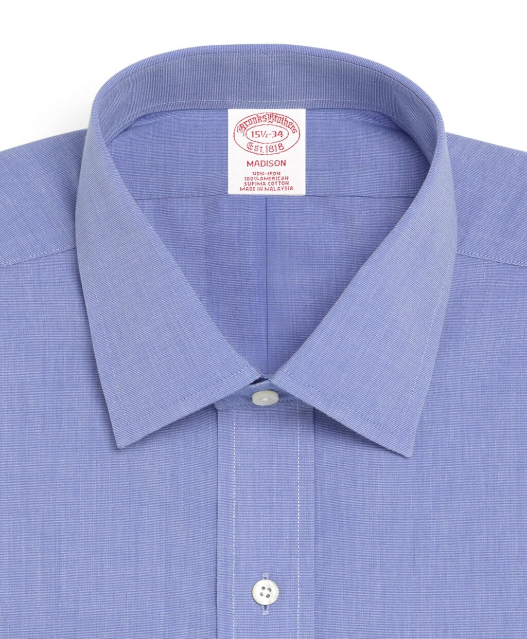 Brooks Brothers Men Madison Classic-Fit Dress Shirt, Non-Iron Spread Collar French Cuff