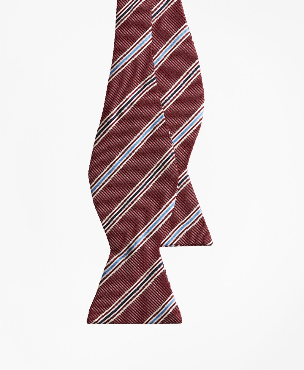 Brooks Brothers Men Track Stripe Bow Tie