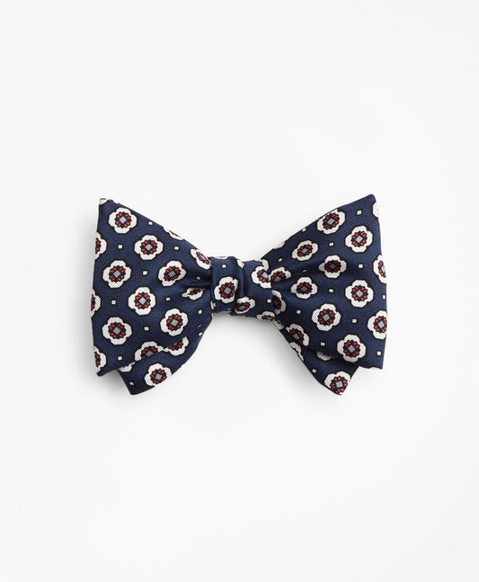 Brooks Brothers Men Medallion Print Bow Tie