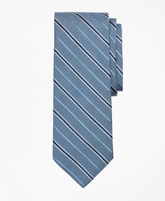 Brooks Brothers Men Ribbed Stripe Tie