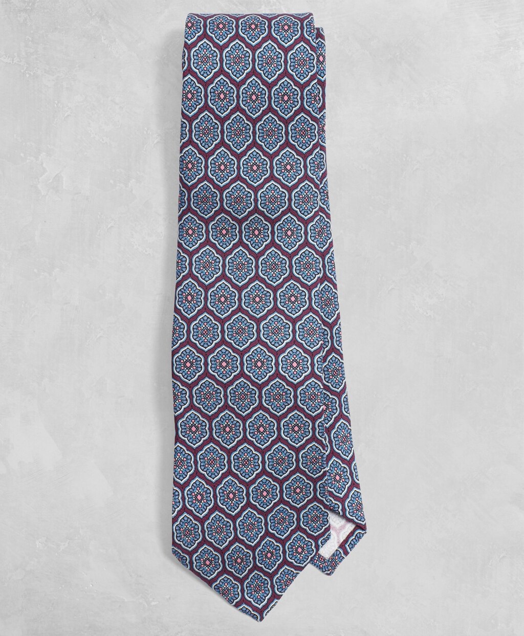 Brooks Brothers Men Golden Fleece® Lotus Medallion Silk Tie