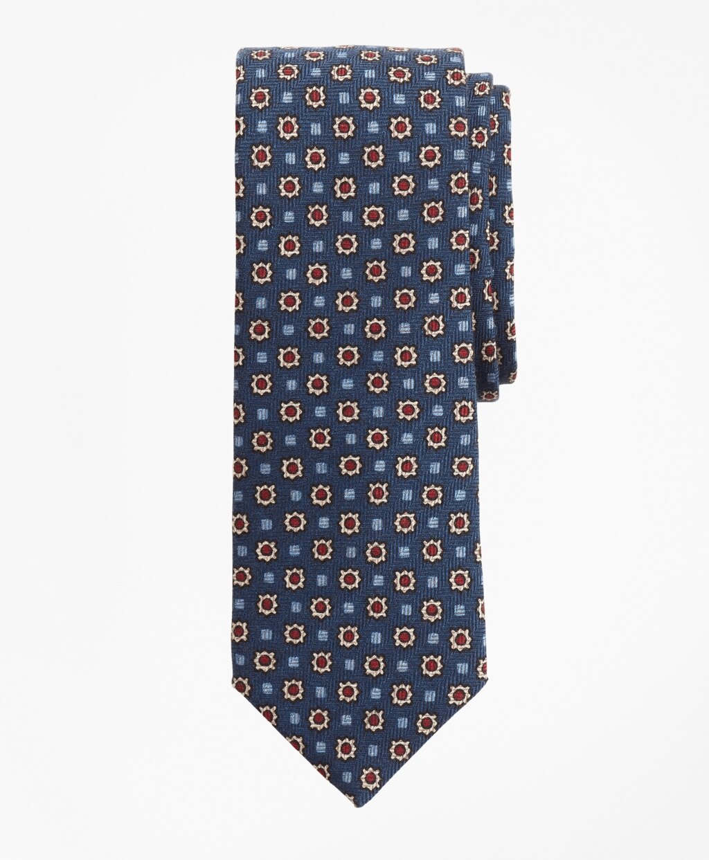 Brooks Brothers Men Floral Neat Print Tie