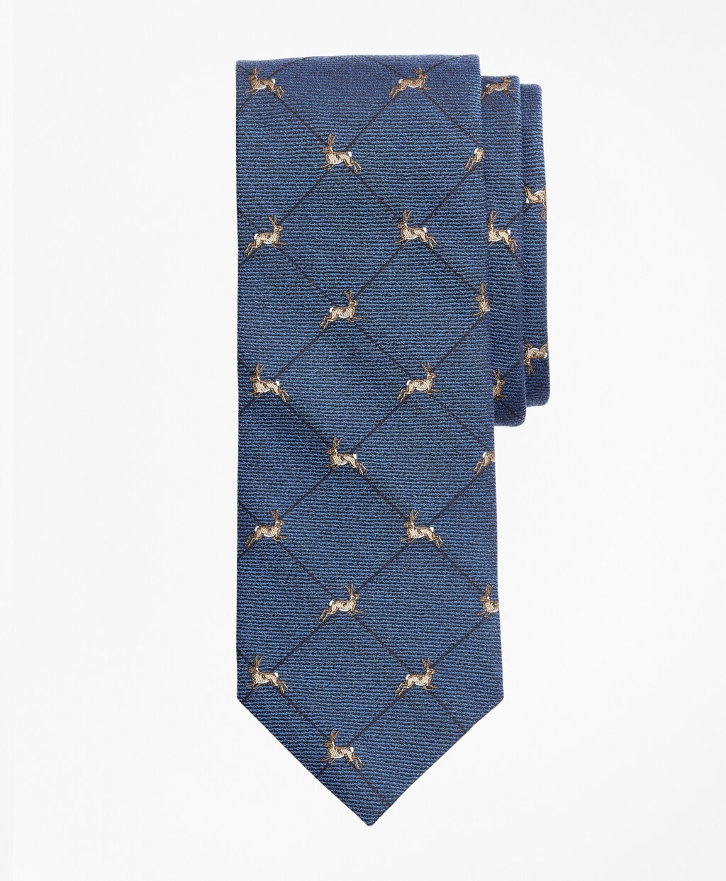 Brooks Brothers Men Hare Grid Tie