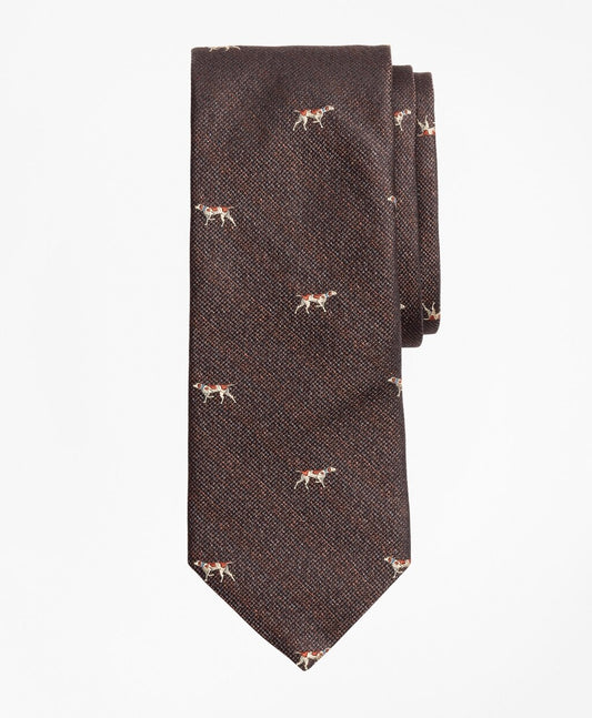 Brooks Brothers Men Hound Dog Tie