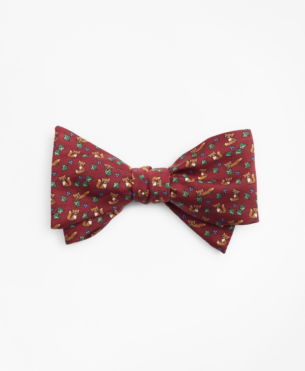 Brooks Brothers Men Fox Print Bow Tie