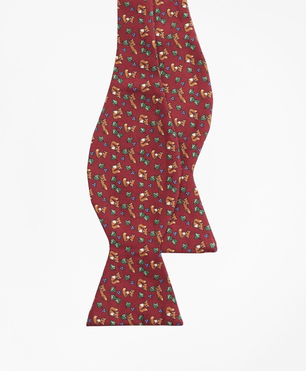 Brooks Brothers Men Fox Print Bow Tie
