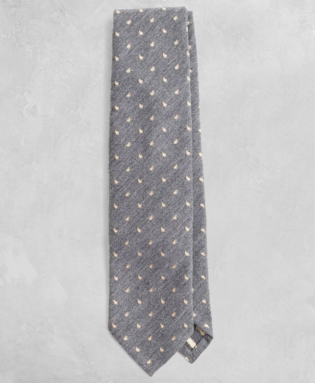 Brooks Brothers Men Golden Fleece® Pine Wool-Blend Tie