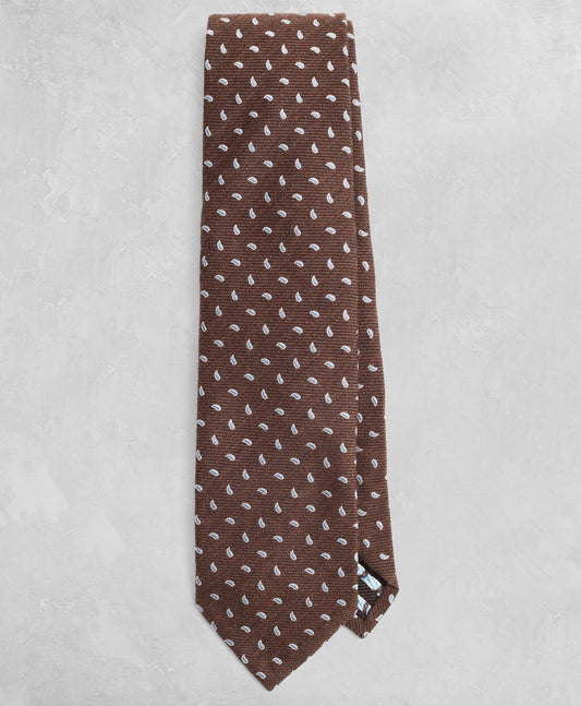 Brooks Brothers Men Golden Fleece® Pine Silk-Wool Twill Tie