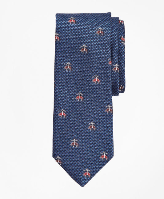 Brooks Brothers Men Herringbone Fleece Tie