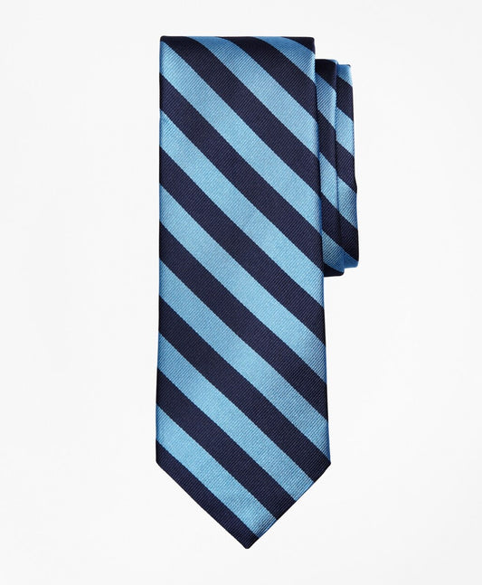 Brooks Brothers Men Limited Edition Archival Collection BB#4 Striped Rep with Crest Silk Tie